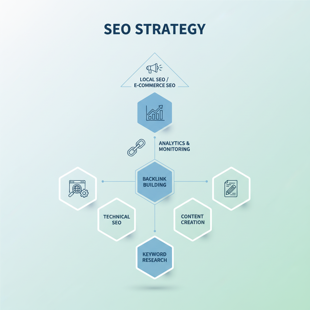 Infografica: SEO: Analisi completa e consigli pratici: Strategie Avanzate - strategie e best practice