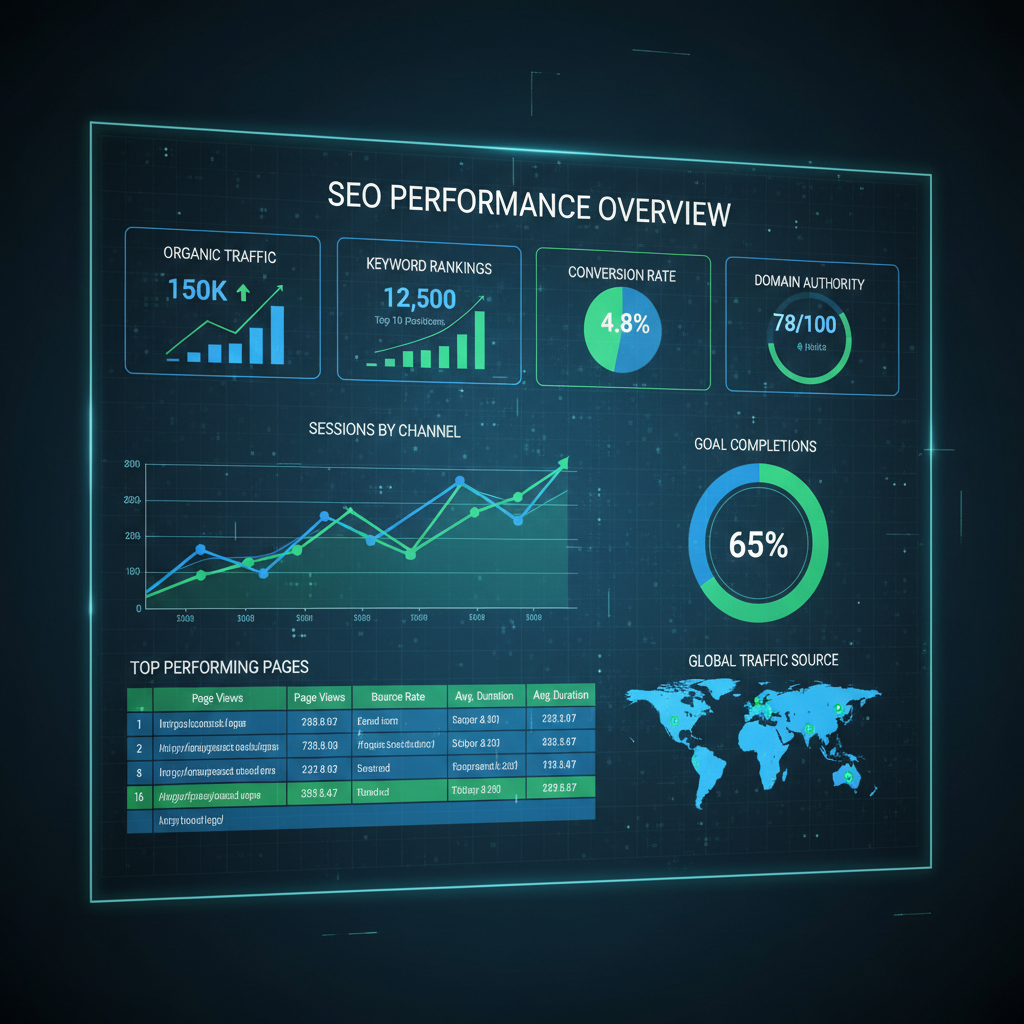 Visualizzazione dati: analisi seo per aziende italiane