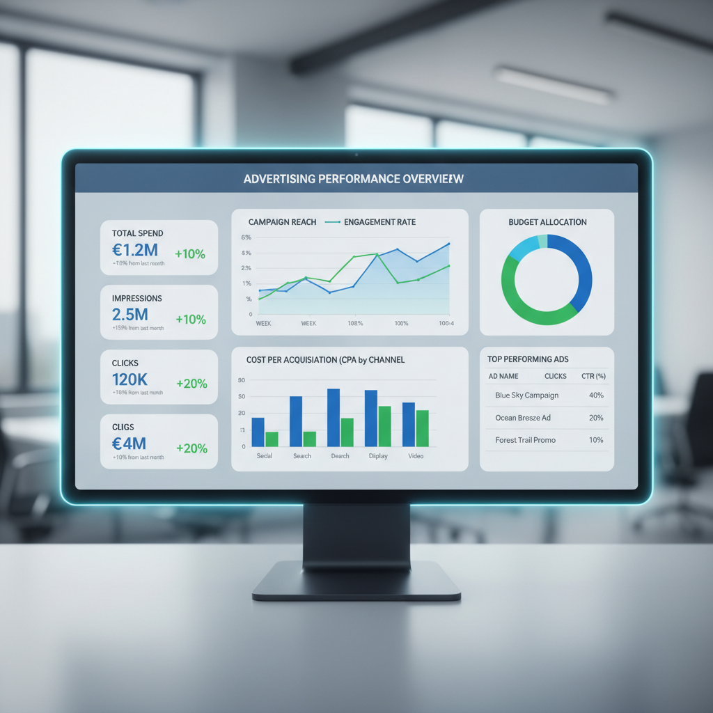 Visualizzazione dati: analisi advertising per aziende italiane