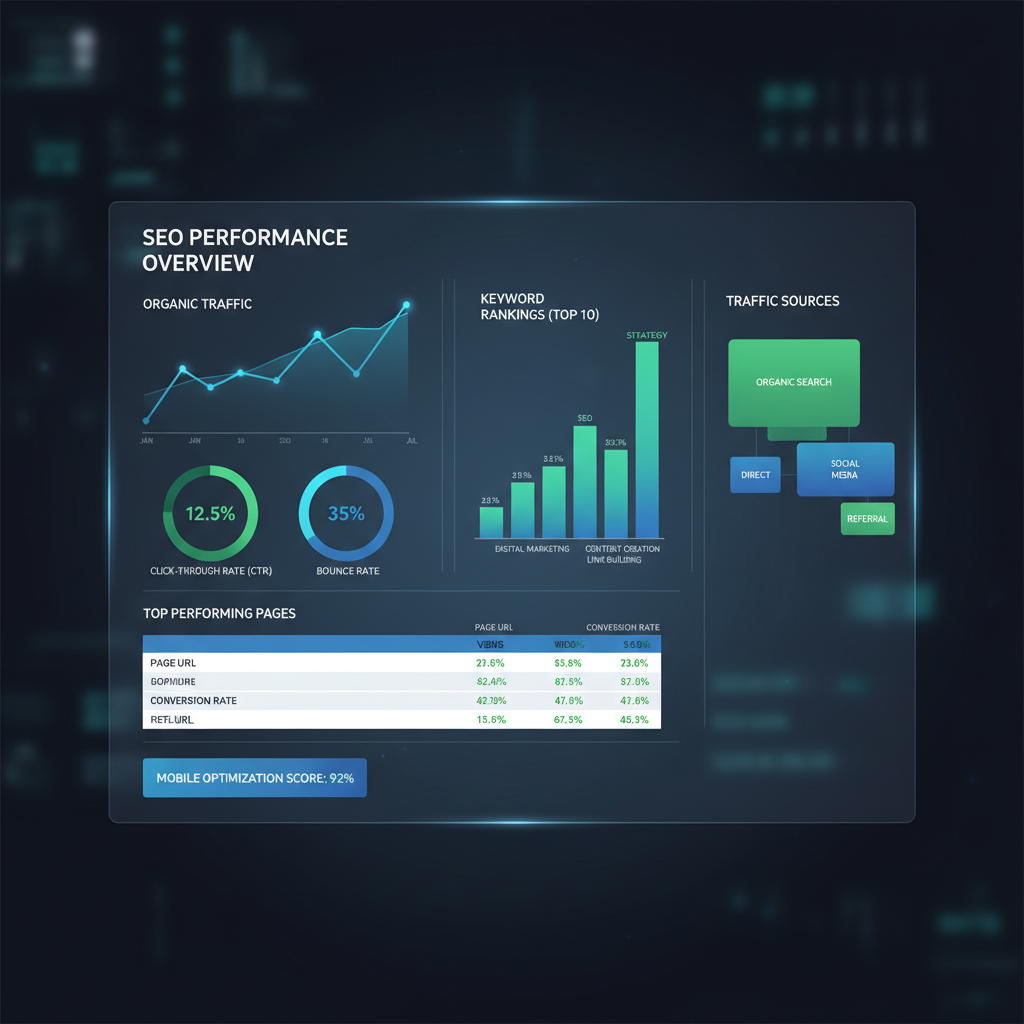 Visualizzazione dati: analisi seo per aziende italiane
