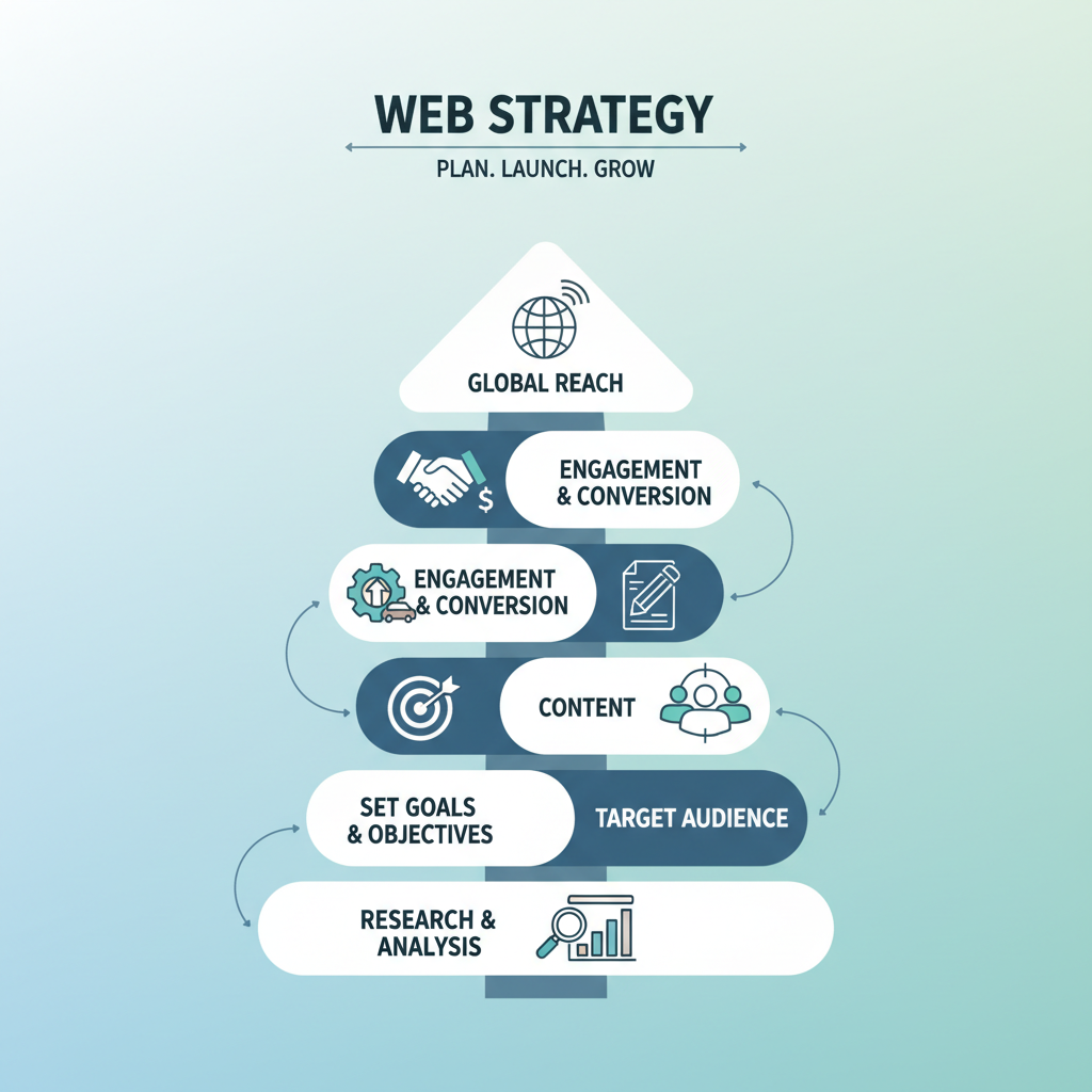 Infografica: Web: Confronto strumenti e piattaforme: Strategie Avanzate 2 - strategie e best practice