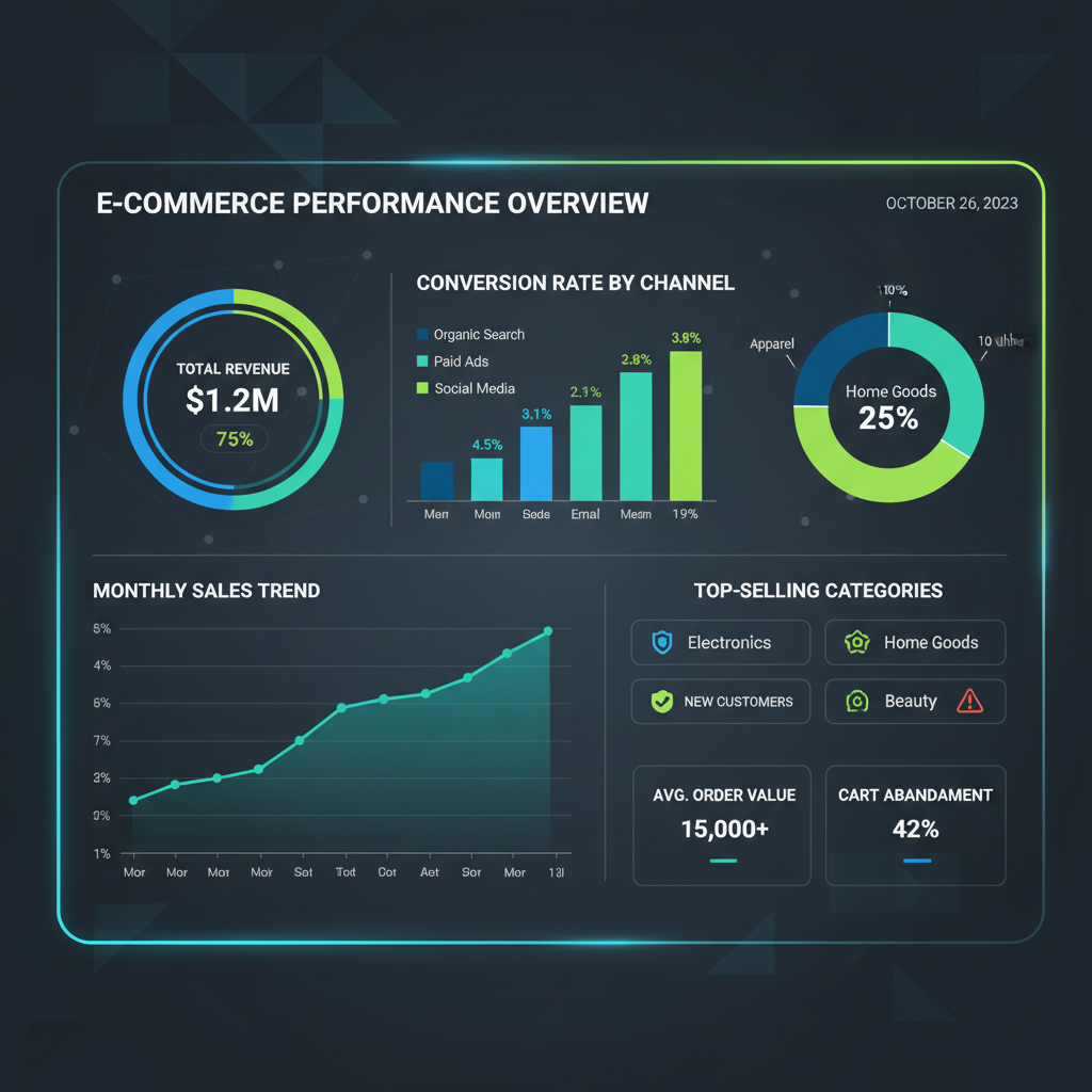 Visualizzazione dati: analisi e-commerce per aziende italiane