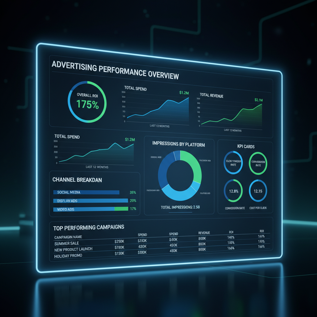 Visualizzazione dati: analisi advertising per aziende italiane