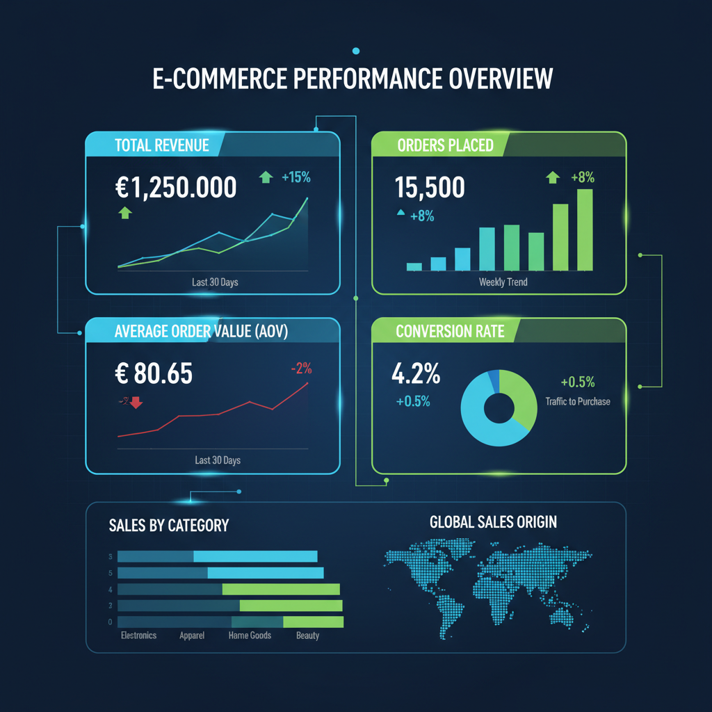 Visualizzazione dati: analisi e-commerce per aziende italiane