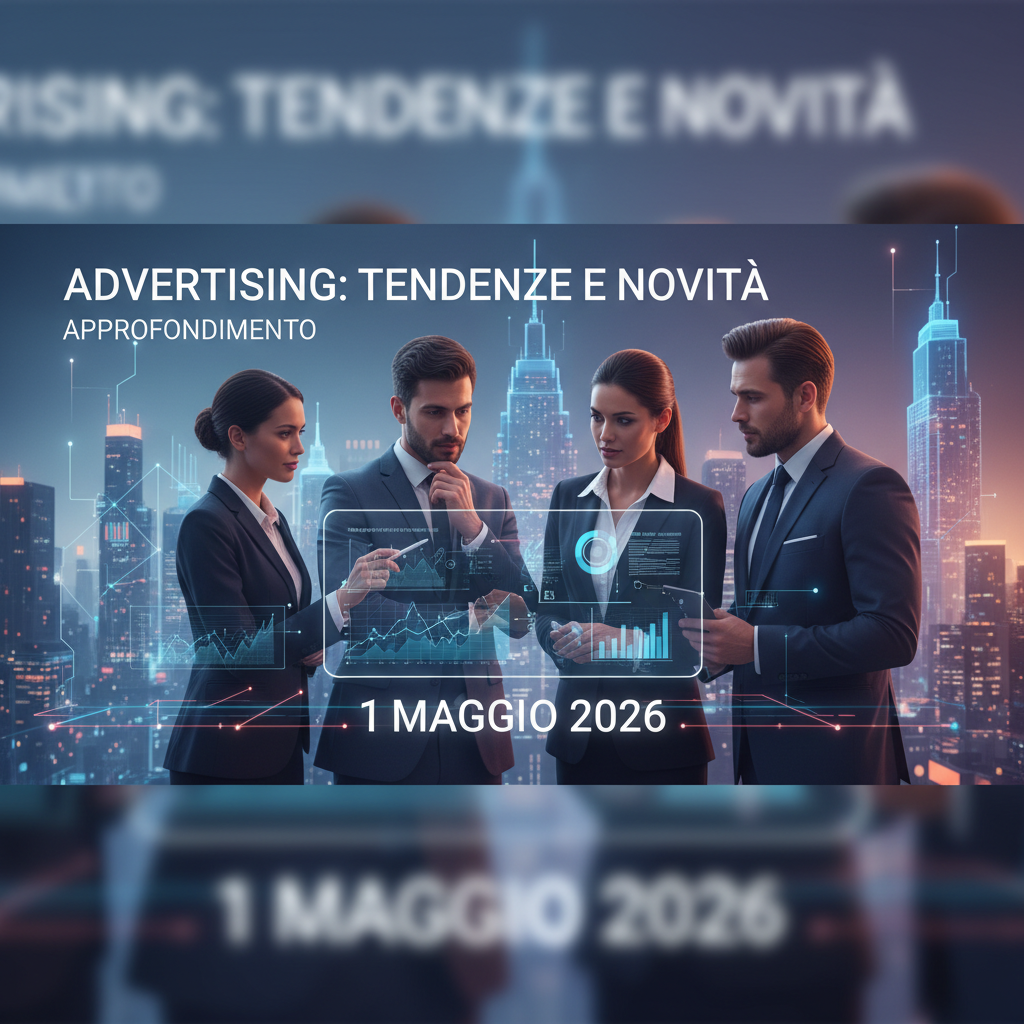 Advertising: Tendenze e novità 2026: Approfondimento 1 maggio 2026