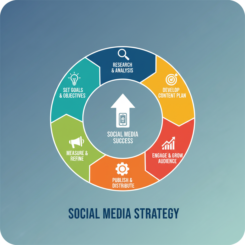 Infografica: Social Media: Confronto strumenti e piattaforme: Strategie A - strategie e best practice