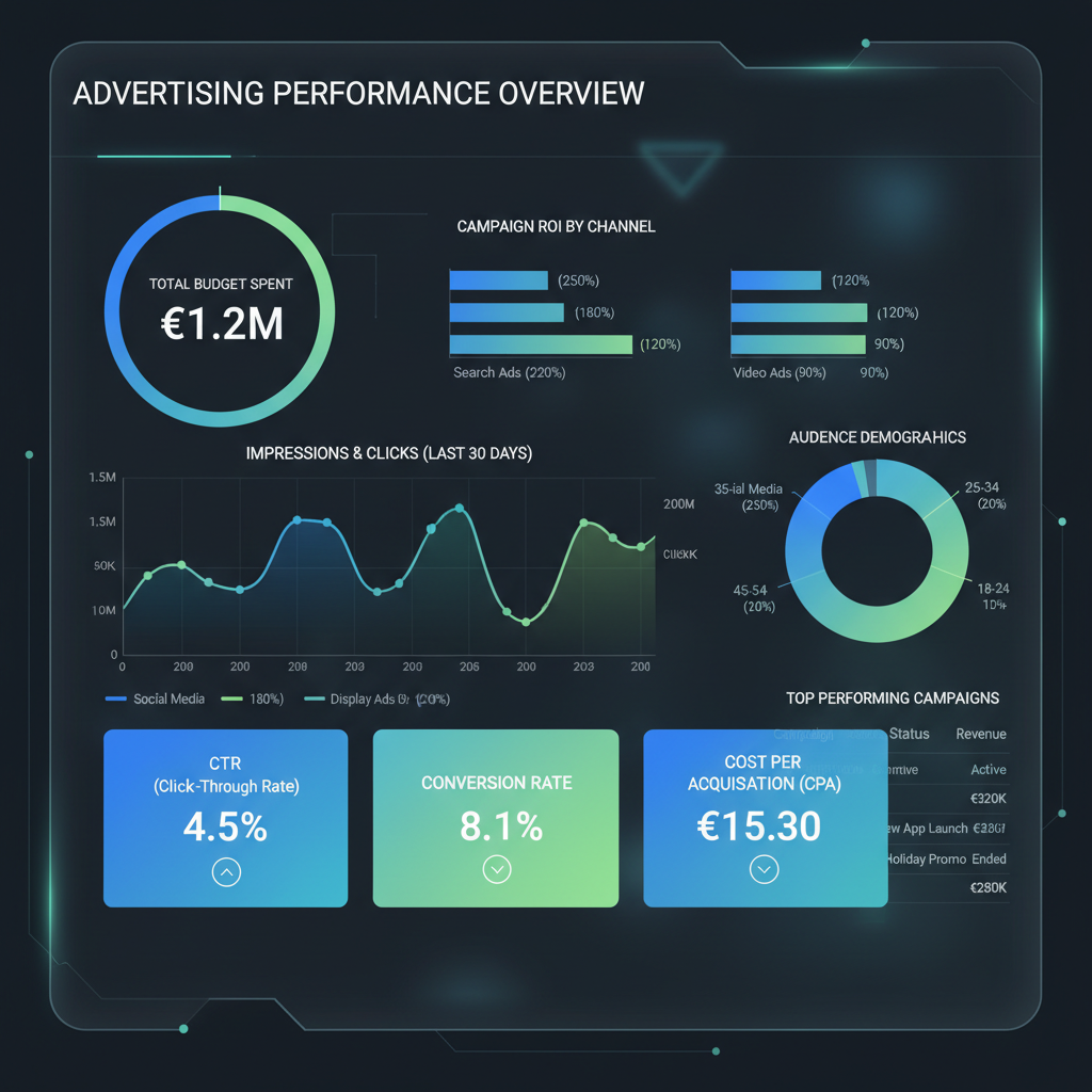 Visualizzazione dati: analisi advertising per aziende italiane