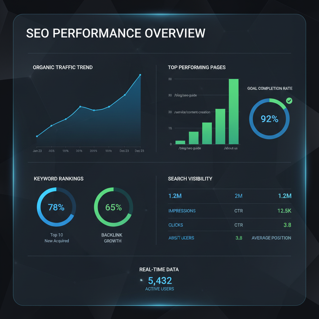 Visualizzazione dati: analisi seo per aziende italiane