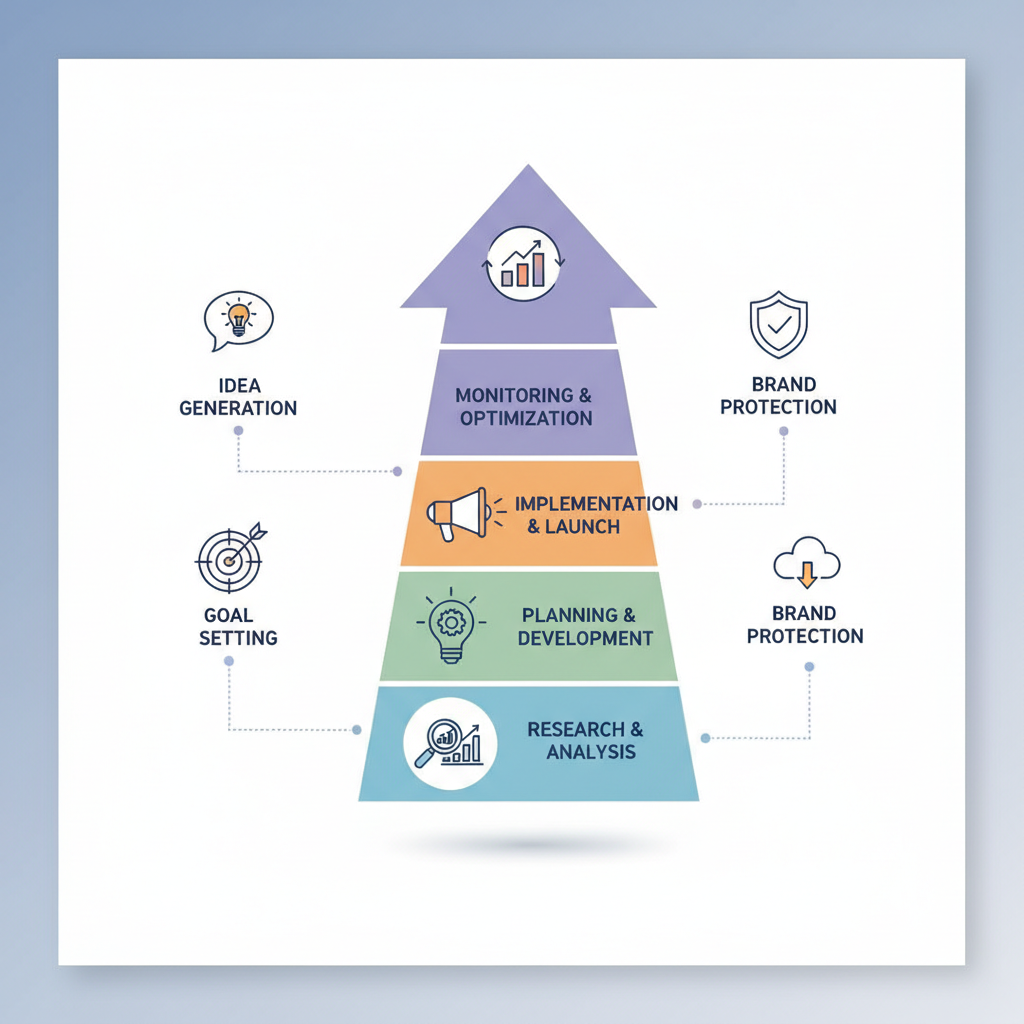 Infografica: Marketing: Come iniziare: guida passo-passo - strategie e best practice