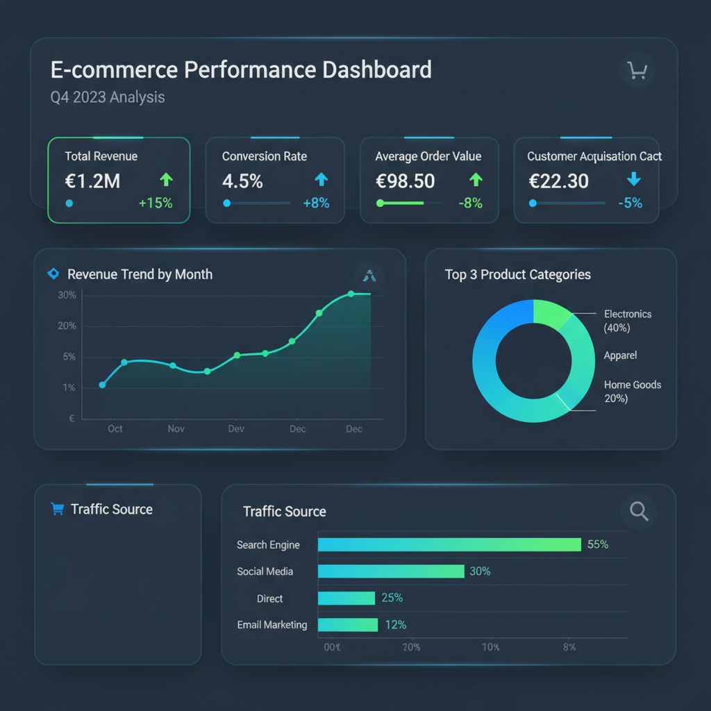 Visualizzazione dati: analisi e-commerce per aziende italiane