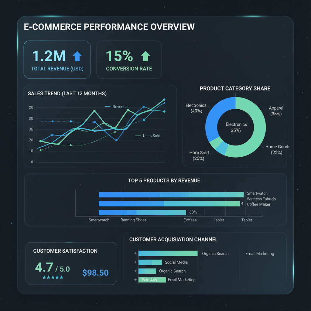 Visualizzazione dati: analisi e-commerce per aziende italiane