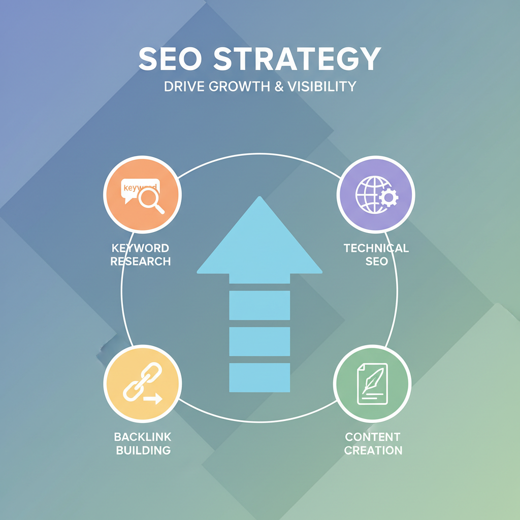 Infografica: SEO: Dal piano alla pratica: implementazione: Analisi Comple - strategie e best practice