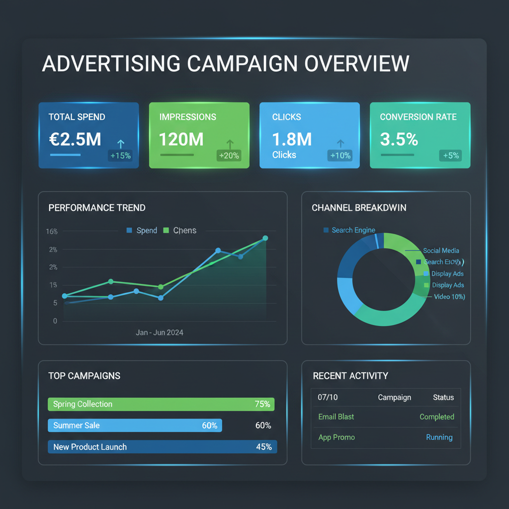 Visualizzazione dati: analisi advertising per aziende italiane