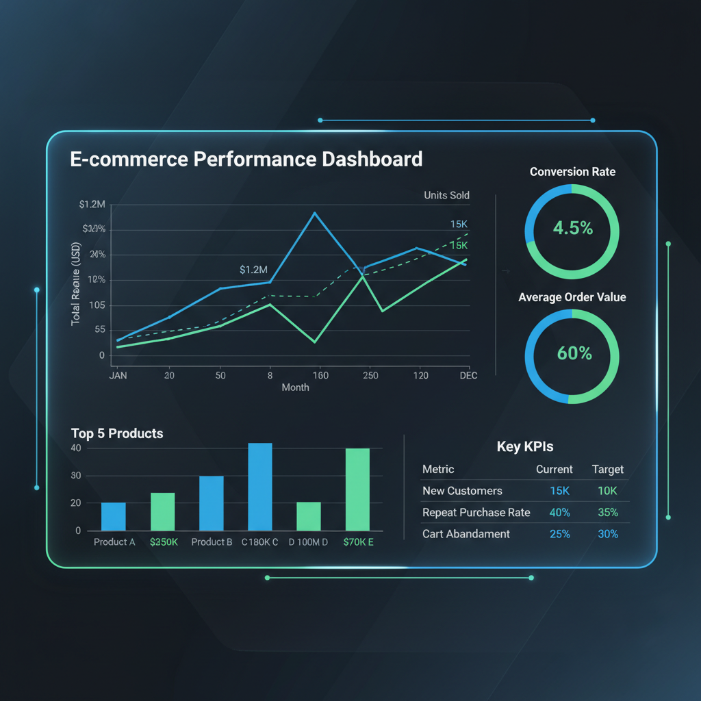 Visualizzazione dati: analisi e-commerce per aziende italiane
