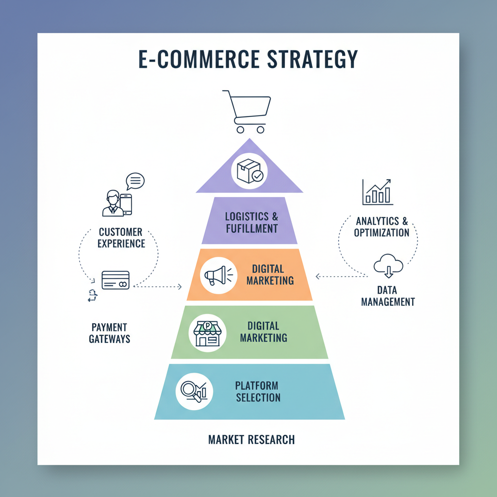 Infografica: E-commerce: Analisi completa e consigli pratici: Strategie A - strategie e best practice