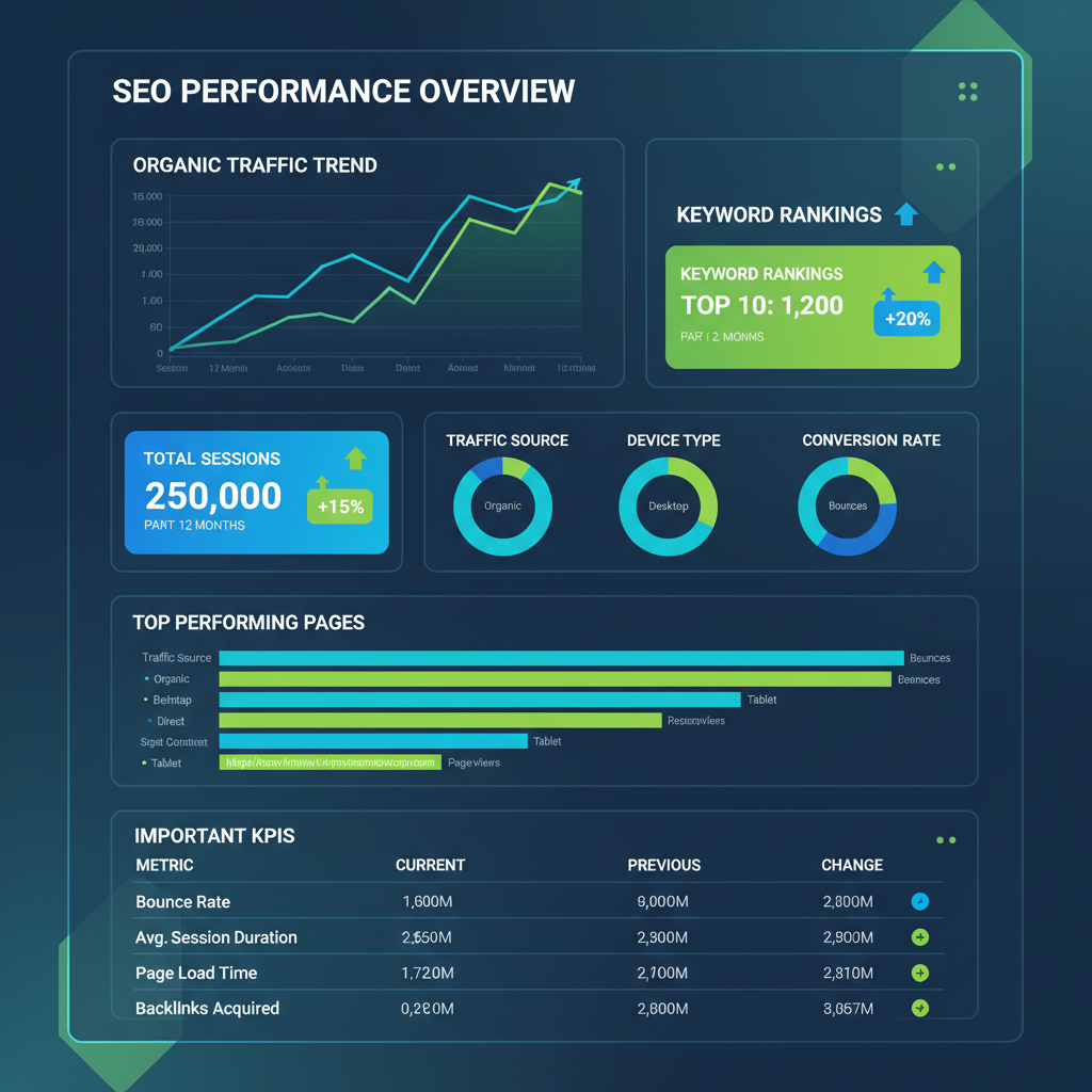 Visualizzazione dati: analisi seo per aziende italiane
