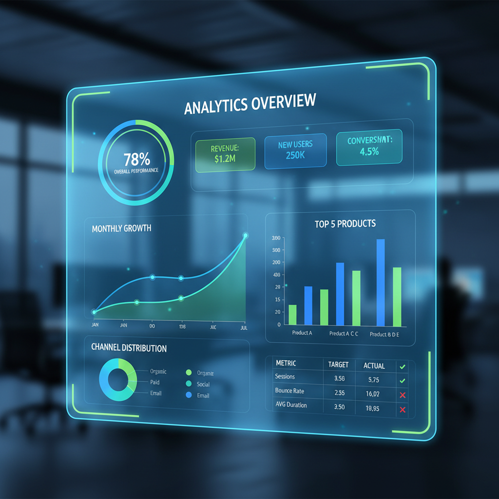 Visualizzazione dati: analisi analytics per aziende italiane