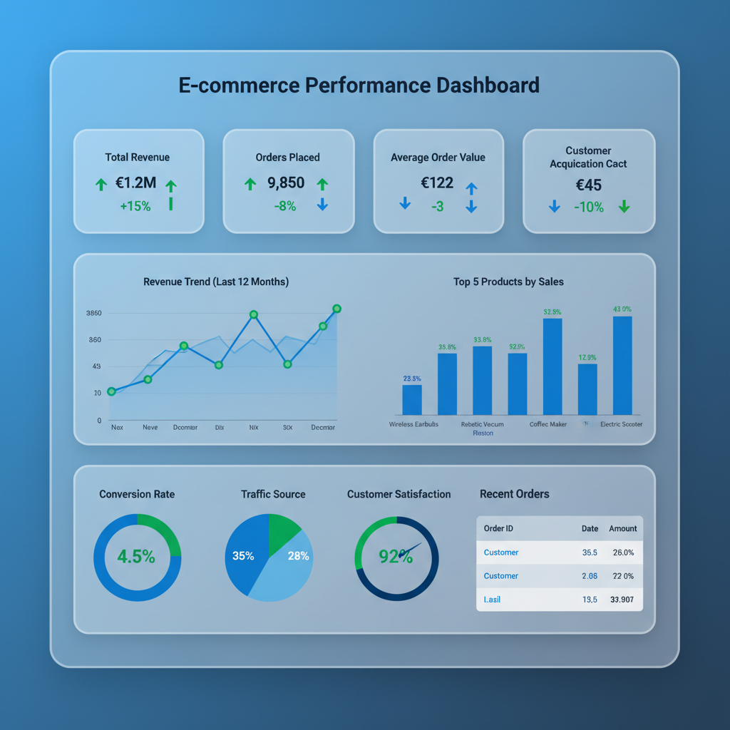 Visualizzazione dati: analisi e-commerce per aziende italiane