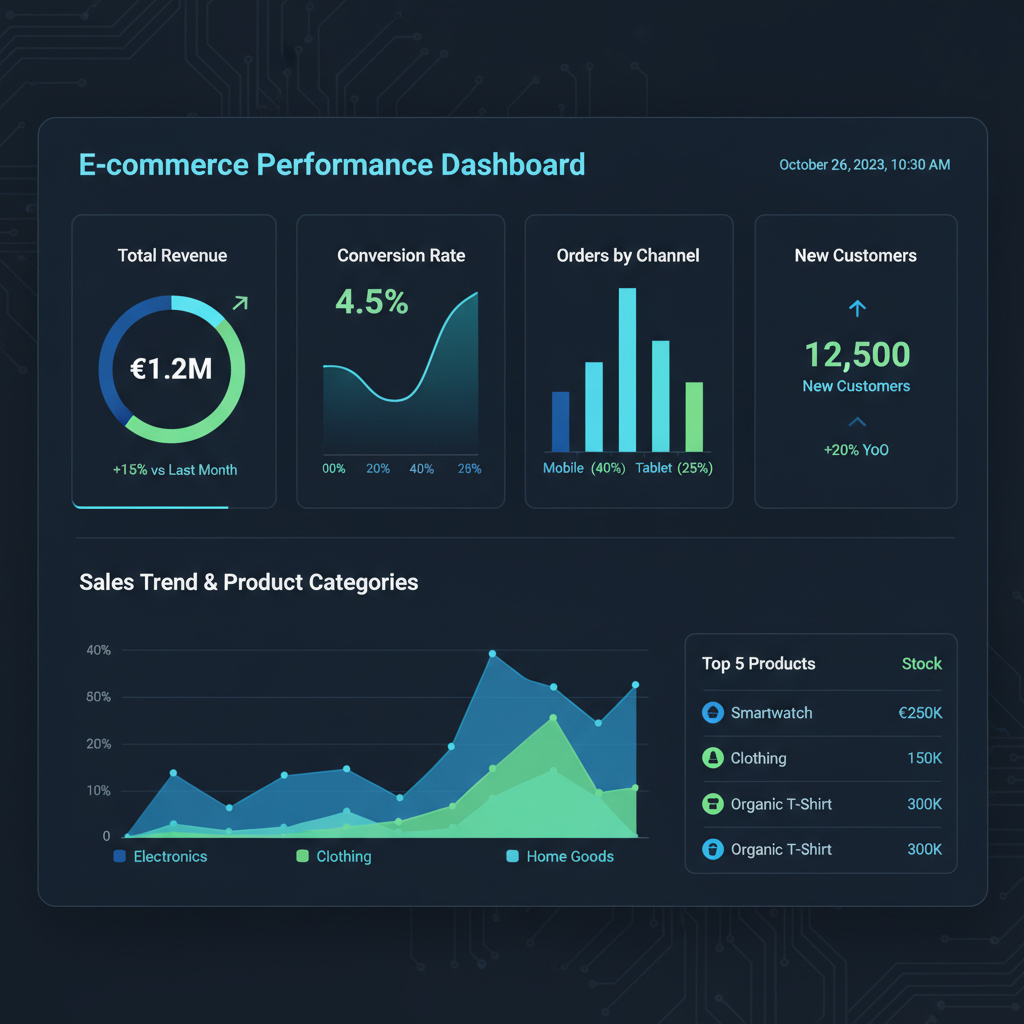 Visualizzazione dati: analisi e-commerce per aziende italiane