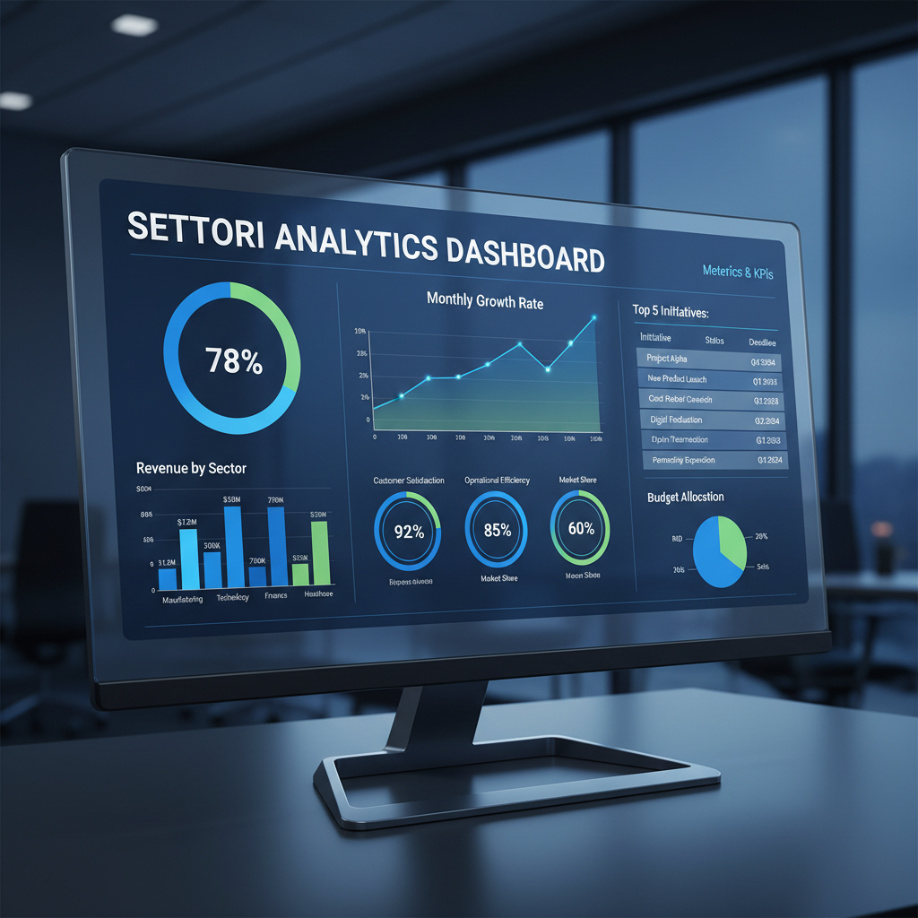 Visualizzazione dati: analisi settori per aziende italiane