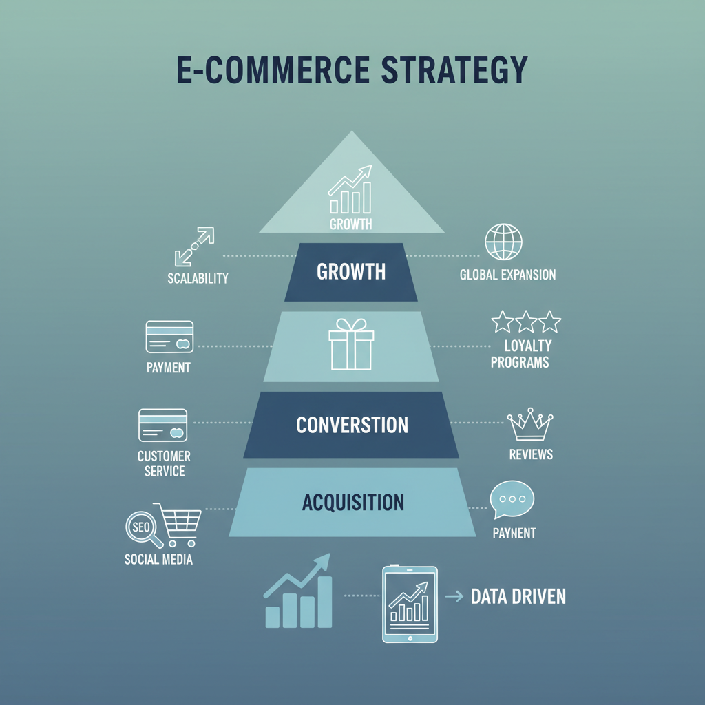 Infografica: E-commerce: Confronto strumenti e piattaforme: Strategie Ava - strategie e best practice