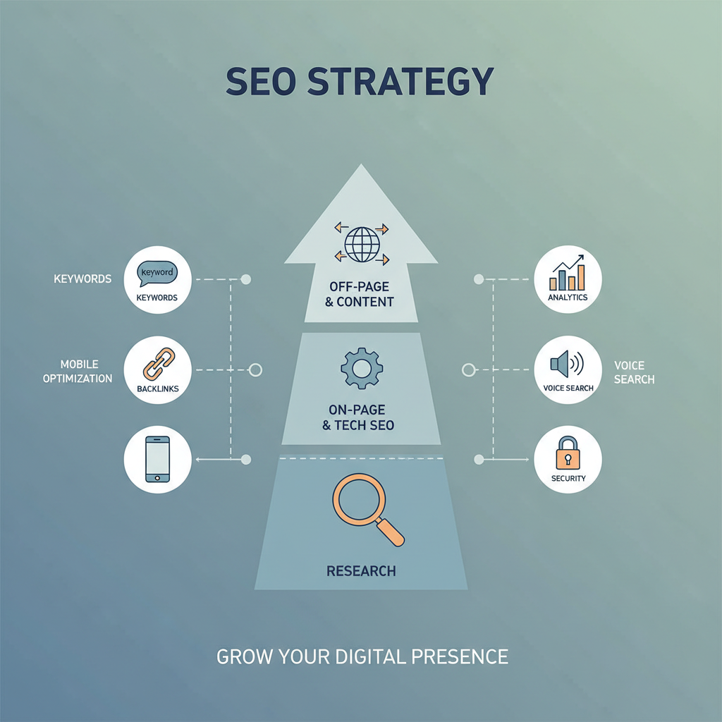 Infografica: SEO: ROI e metriche: misurare il successo: Approfondimento 1 - strategie e best practice