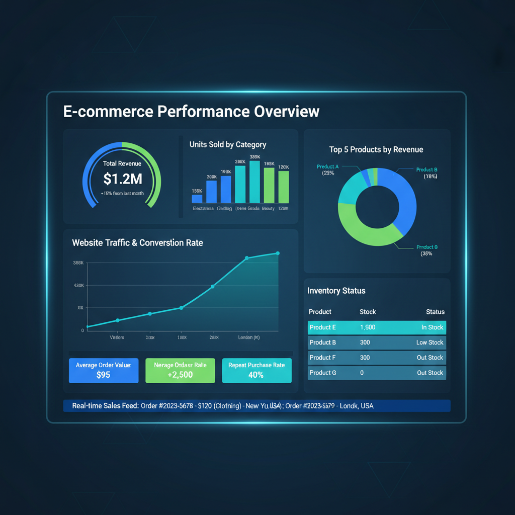 Visualizzazione dati: analisi e-commerce per aziende italiane