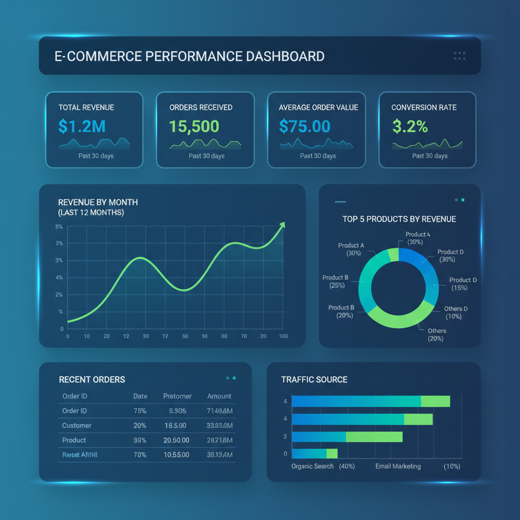 Visualizzazione dati: analisi e-commerce per aziende italiane
