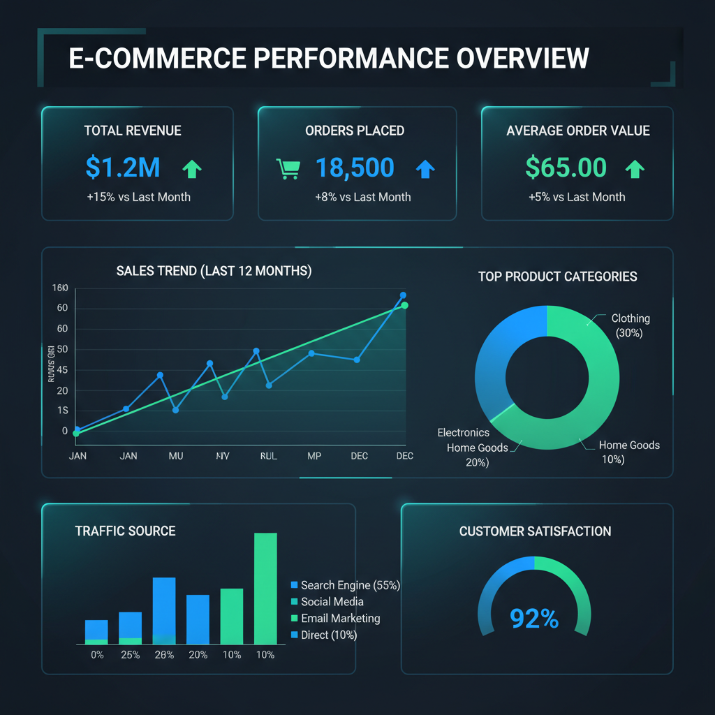 Visualizzazione dati: analisi e-commerce per aziende italiane