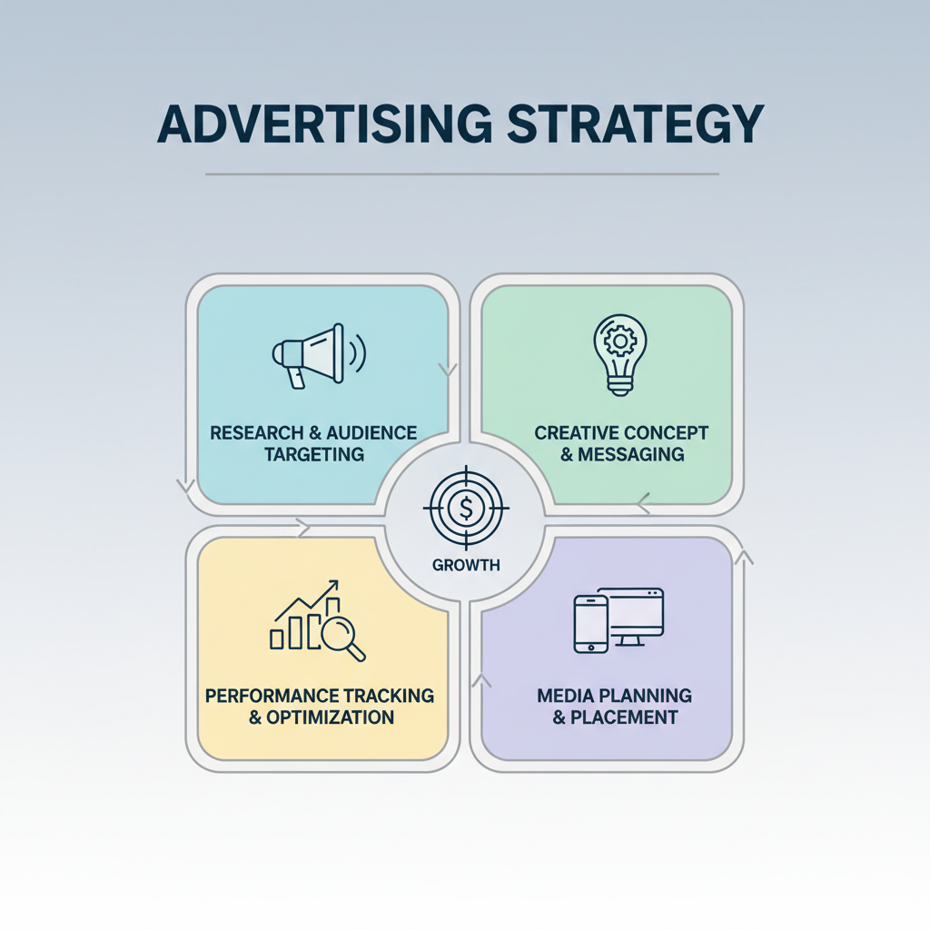 Infografica: Advertising: Strategie avanzate e case study: Approfondiment - strategie e best practice