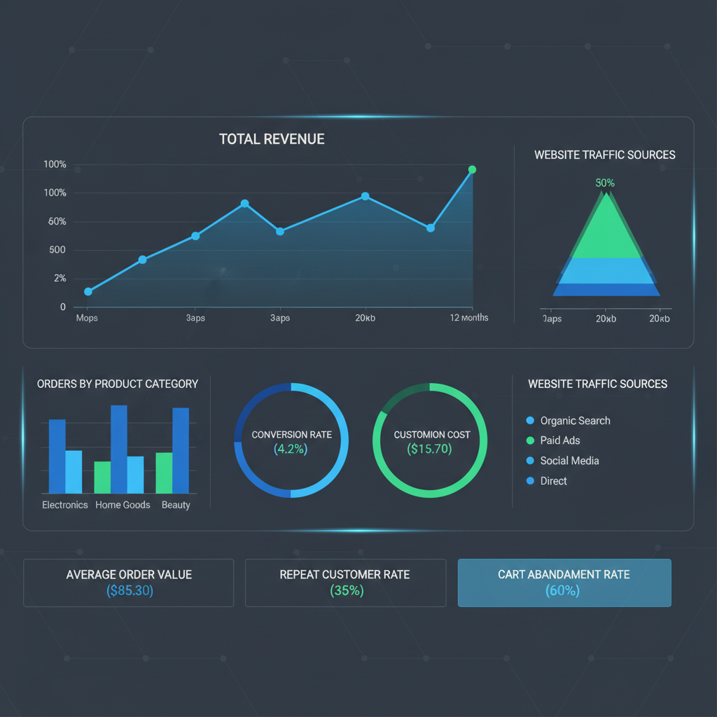 Visualizzazione dati: analisi e-commerce per aziende italiane
