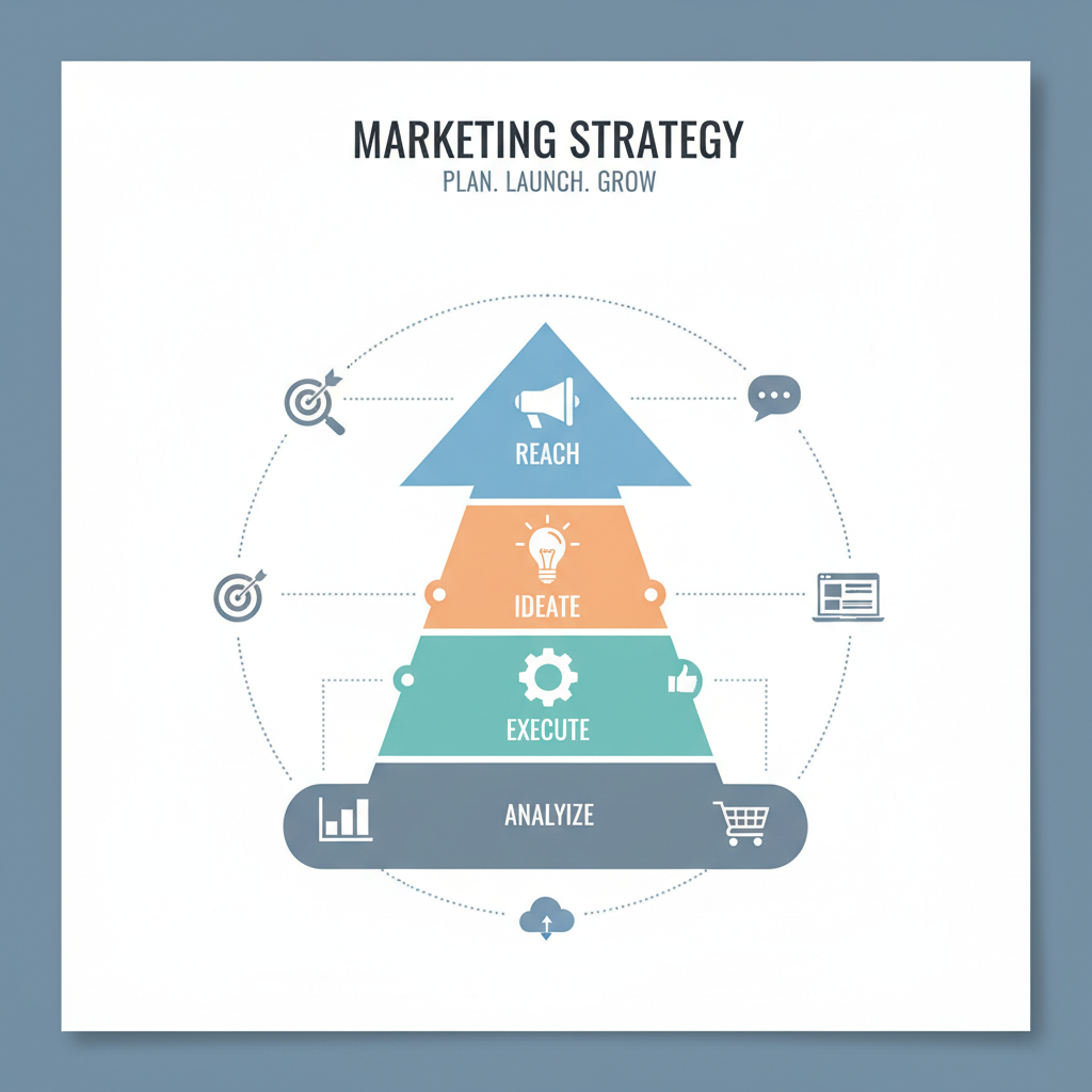 Infografica: Marketing: Checklist operativa per professionisti: Strategie - strategie e best practice