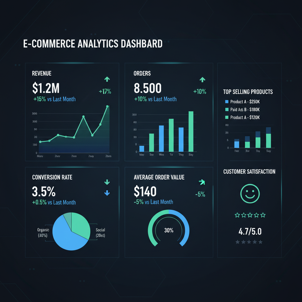 Visualizzazione dati: analisi e-commerce per aziende italiane