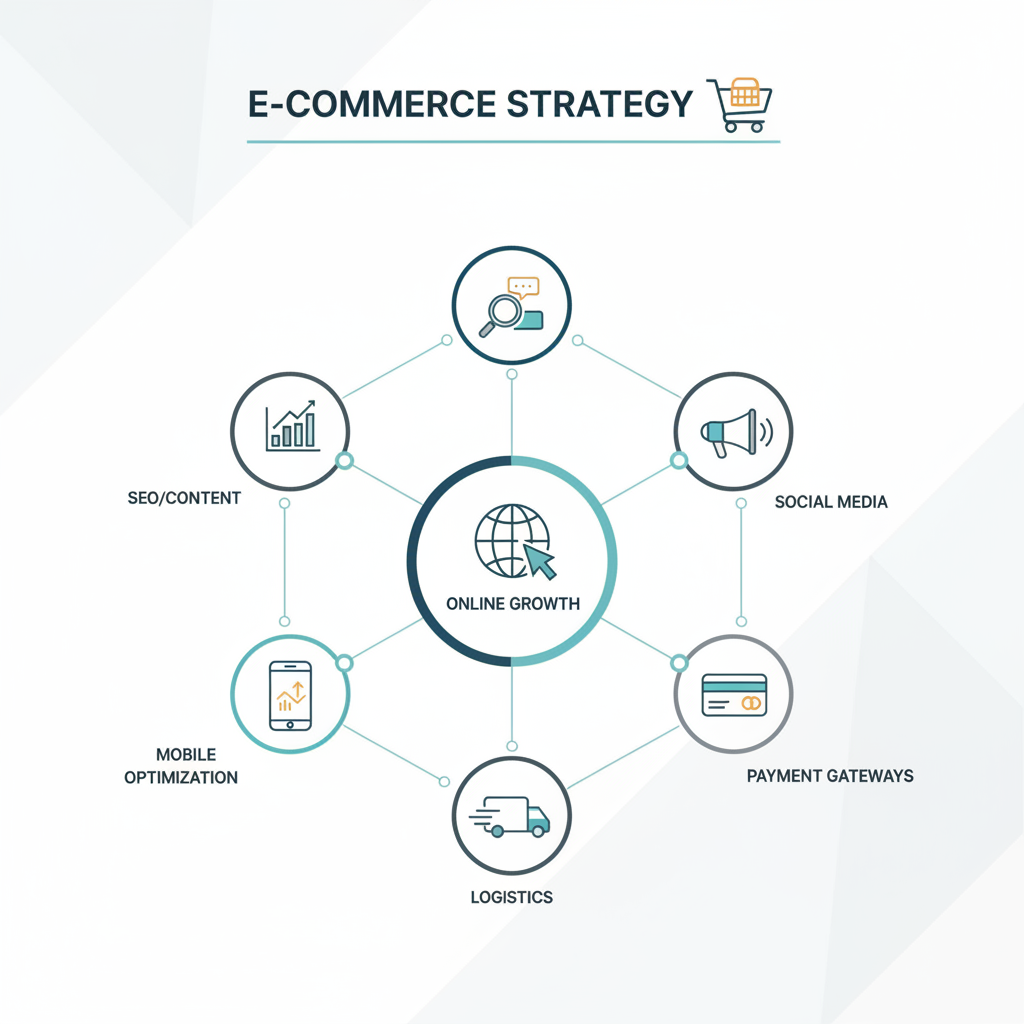 Infografica: E-commerce: Confronto strumenti e piattaforme: Guida Aggiorn - strategie e best practice