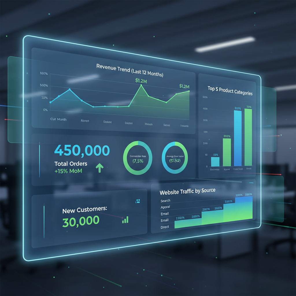 Visualizzazione dati: analisi e-commerce per aziende italiane