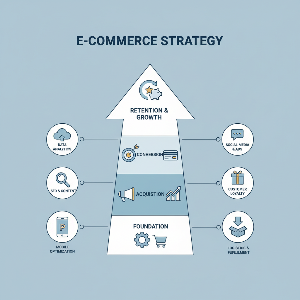 Infografica: E-commerce: Strategie avanzate e case study: Strategie Avanz - strategie e best practice