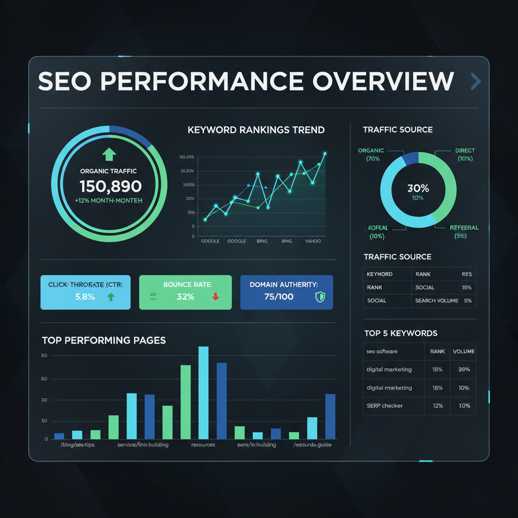 Visualizzazione dati: analisi seo per aziende italiane